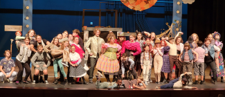 Students performing at play at PHSC's Instructional Performing Arts Center.